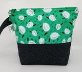 Sheep Grazing in Green - Project Bag - Small