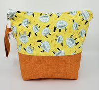 Sheep Grazing in Orange - Project Bag - Small