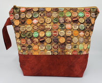 Soda Bottle Caps - Project Bag - Medium