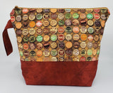 Soda Bottle Caps - Project Bag - Medium