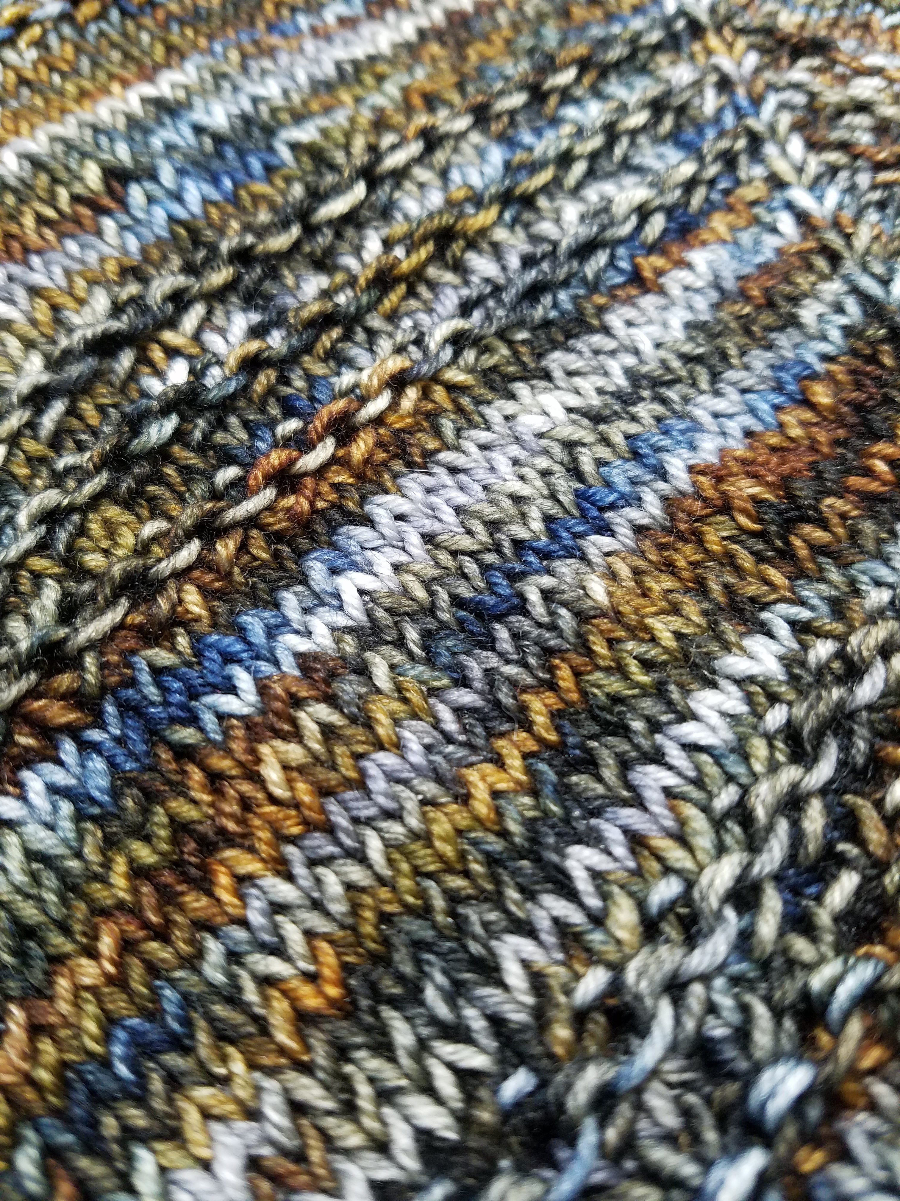 SteamPunk - Variegated Merlin 100 - CHAOS Fiber Co