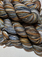 SteamPunk - Variegated Merlin 100 - CHAOS Fiber Co