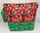 Strawberry Basket - Project Bag - Medium - Crafting My Chaos