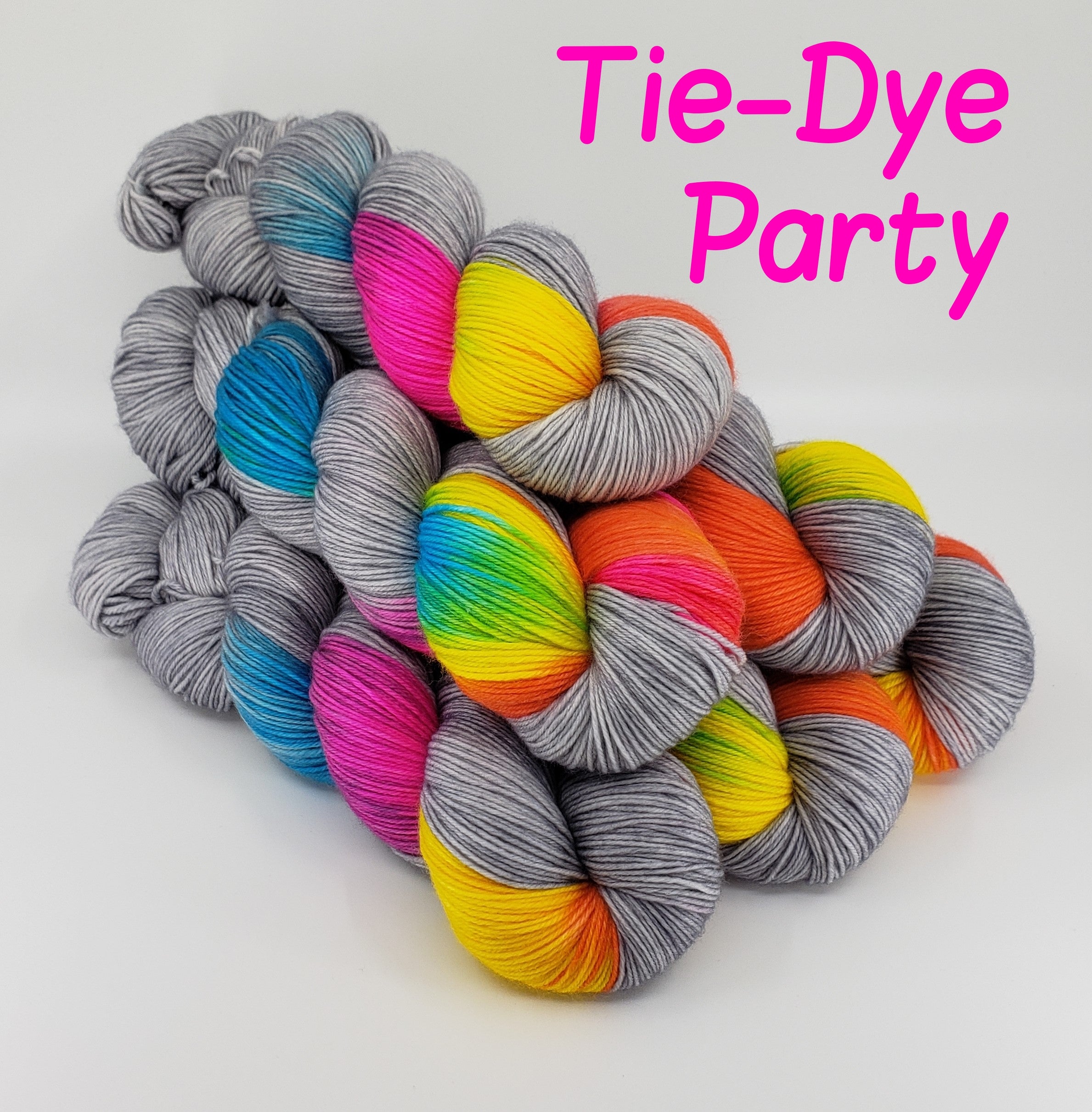 Tie-Dye Party - MS Sock 100 - CHAOS Fiber Co