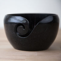 Yarn Bowl - Black Resin