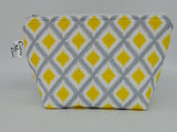 Yellow Diamonds - Notions Bag